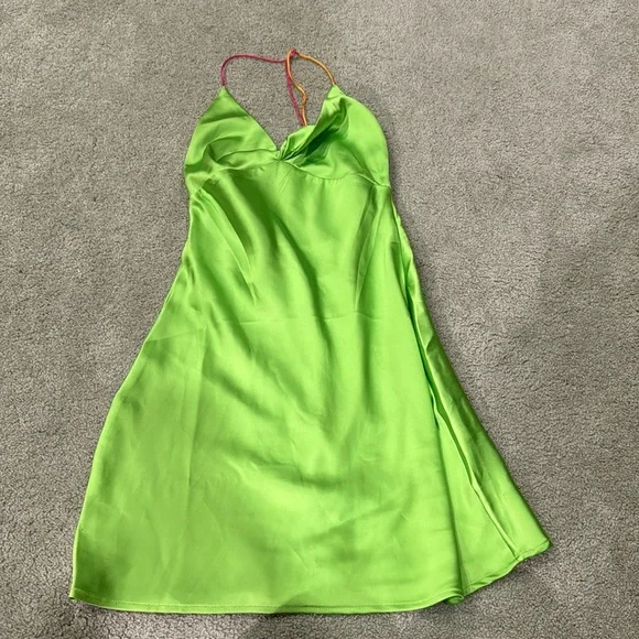 White Fox Boutique | Dresses | Green Mini Dress Xs | Poshmark